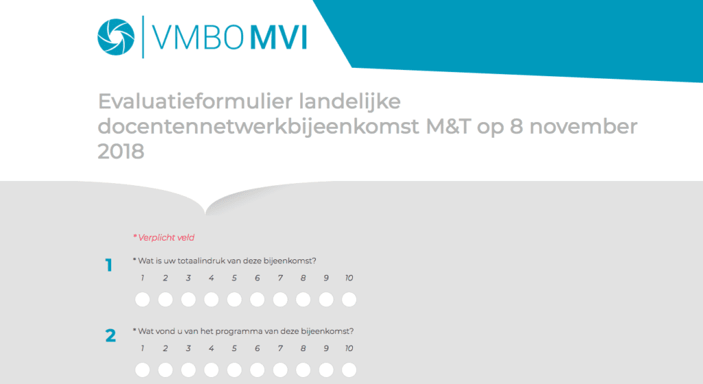 Evaluaties Stichting Platform VMBO