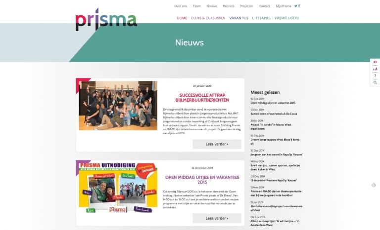 Stichting Prisma nieuws