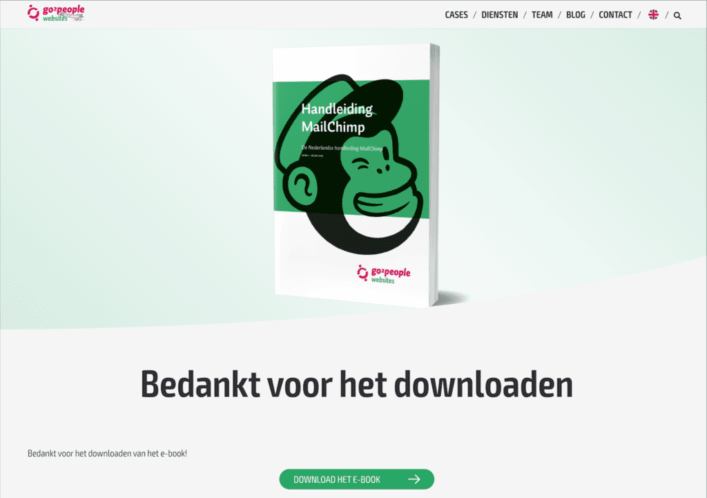 Bedankt voor het downloaden van de Nederlandse Handleiding Mailchimp